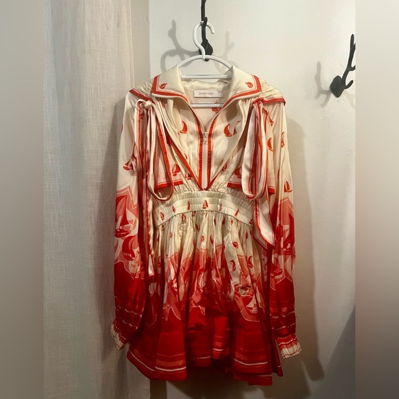 ZIMMERMANN
High Tide hooded cape-effect printed silk-twill mini dress - Picture 7 of 7